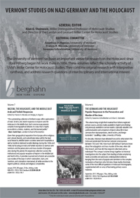 Vermont Studies on Nazi Germany and the Holocaust Series Flyer